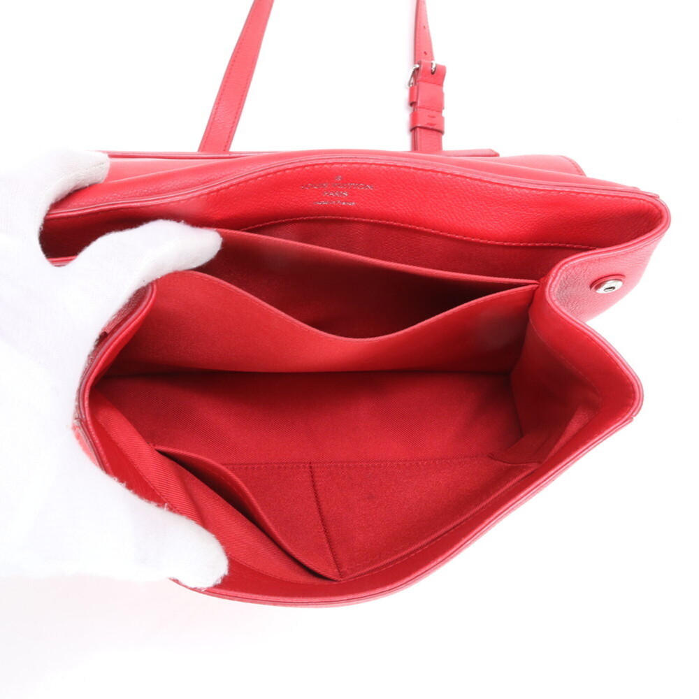 Louis Vuitton Lockme 2 Ruby M50363 Leather 2-Way Shoulder Bag, Crossbody Hand... - Picture 14 of 16